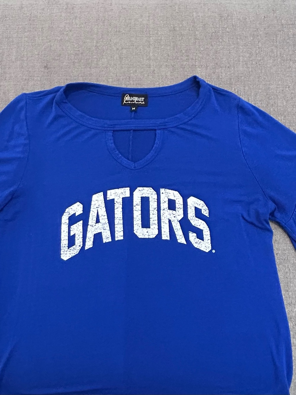 Women's Royal Blue Gators Long Sleeve Tee by Ameda